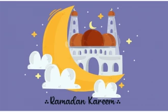 طرح لایه باز ماه مبارک رمضان