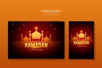 طرح پس زمینه برای ماه مبارک رمضان