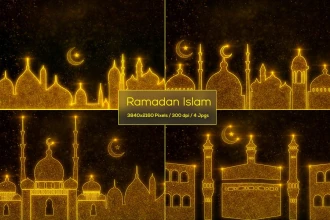 4 عکس پس زمینه ماه رمضان