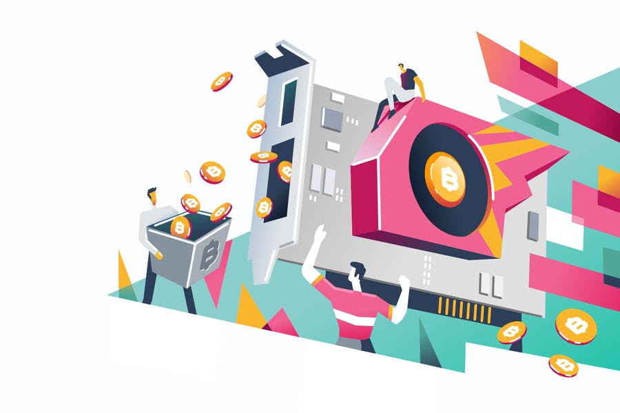 وکتور استخراج رمز ارز و کریپتو