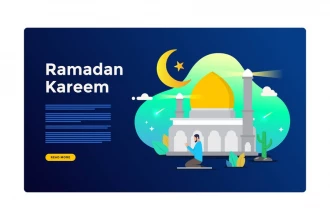فایل لایه باز پوستر ماه رمضان