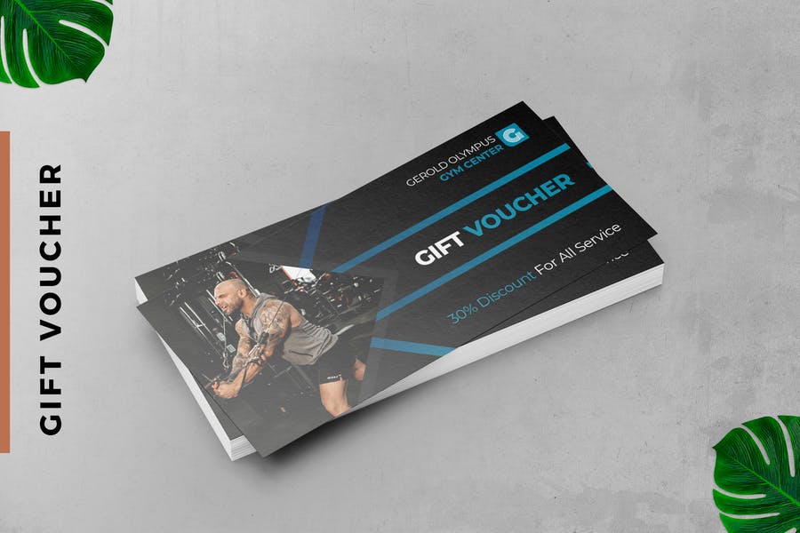 قالب کارت هدیه باشگاه ورزشی