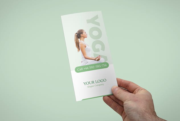 طرح بروشور 3 تا کلاس یوگا