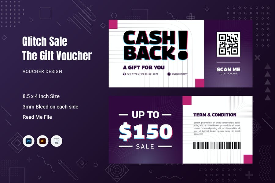 قالب کارت هدیه دیجیتالی