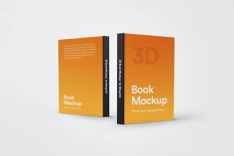 موکاپ سه بعدی جلد کتاب