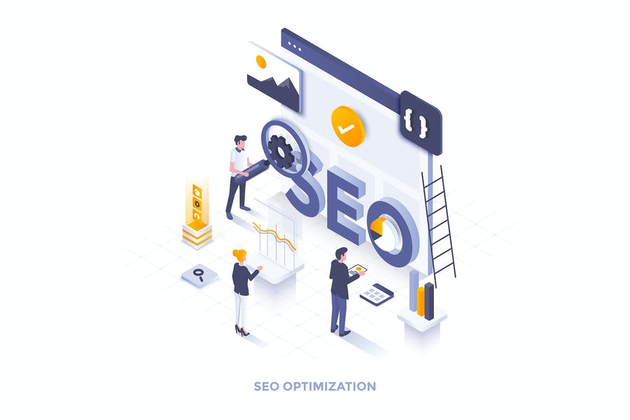 دانلود وکتور آماده بهینه سازی سایت SEO