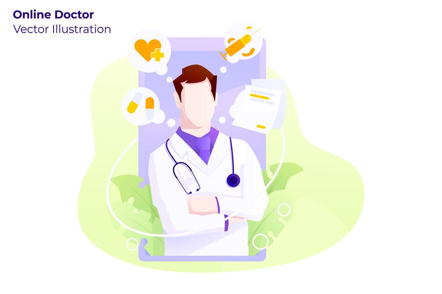وکتور لایه باز پزشک آنلاین