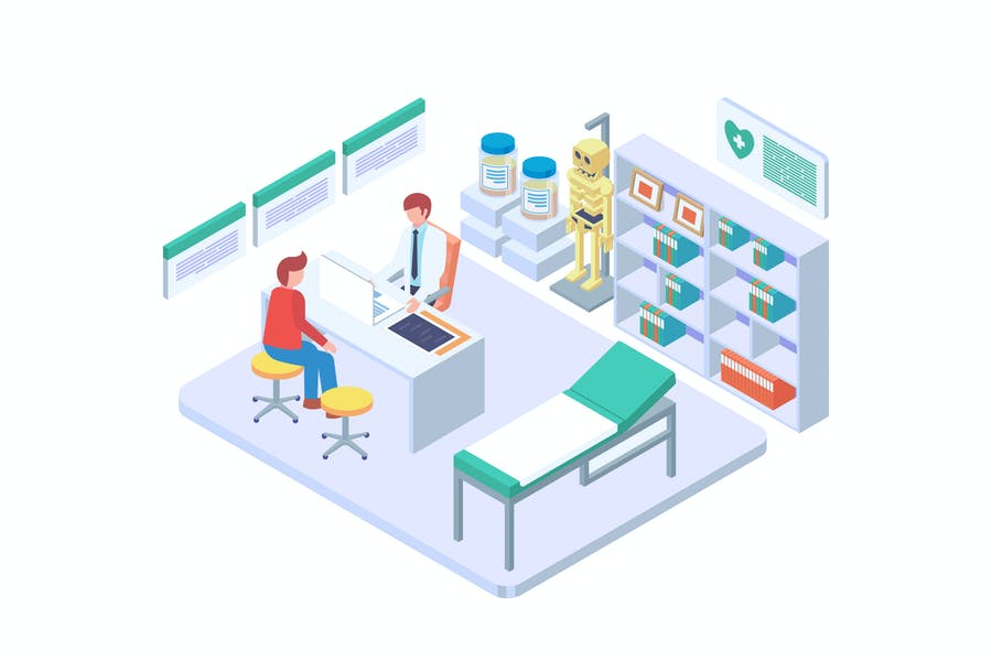 وکتور ایزومتریک مشاوره پزشکی