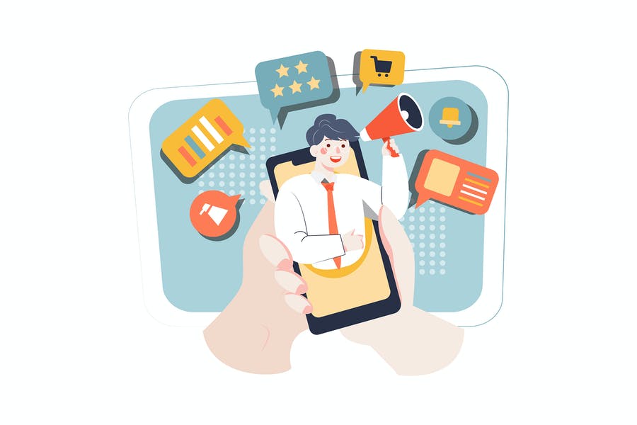 طرح لایه باز تبلیغات فروشگاه آنلاین